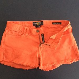 Coral Lucky Brand Denim Shorts ☆